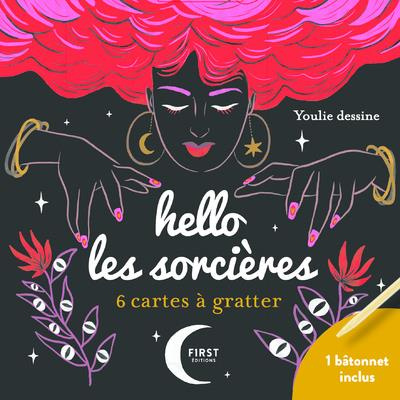 Emprunter Hello les sorcières. 6 cartes à gratter et 1 bâtonnet inclus livre
