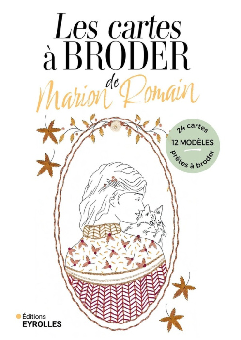 Emprunter Les cartes à broder de Marion Romain. 12 modèles en 24 cartes prêtes à broder livre