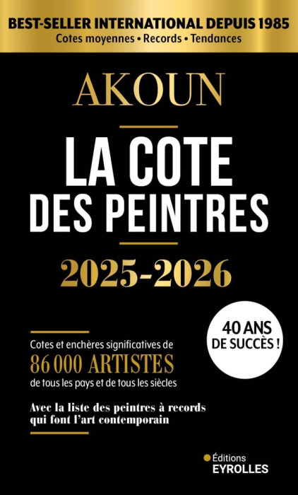 Emprunter La cote des peintres. Edition 2025-2026 livre