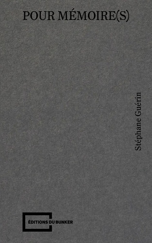 Emprunter Pour mémoire(s) livre