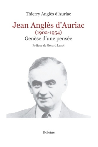 Emprunter Jean Anglès d'Auriac (1902-1954). Genèse d'une pensée livre