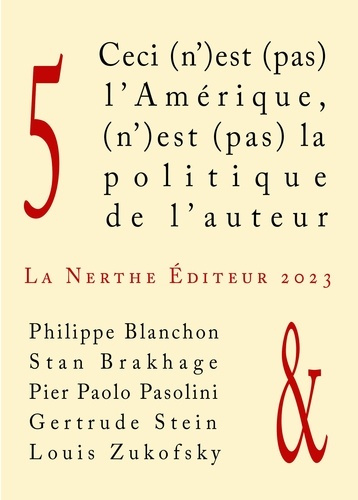 Emprunter Ceci (n')est (pas) l'Amérique N° 5 : La politique de l'auteur livre