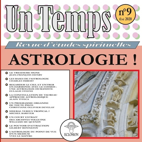 Emprunter Un Temps N° 9, été 2020 : Astrologie ! livre