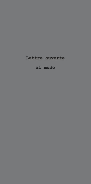 Emprunter Lettre ouverte al mudo livre