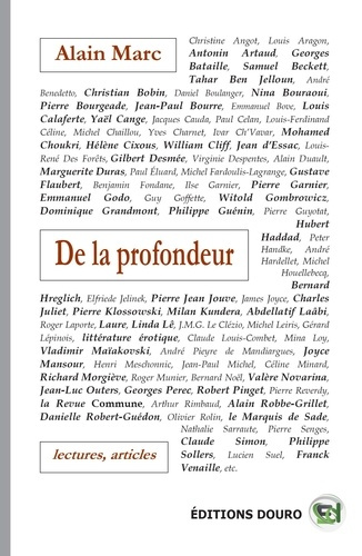 Emprunter De la Profondeur livre