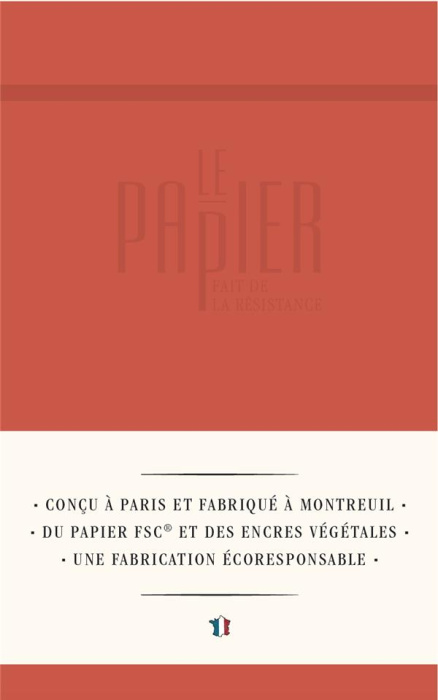 Emprunter CARNET TOILE DU MARAIS A5 ROUGE COQUELICOT - LE PAPIER FAIT DE LA RESISTANCE livre