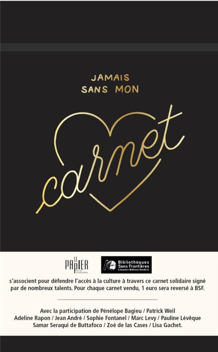 Emprunter Jamais sans mon carnet - Carnet A5 solidaire Le Papier fait de la Résistance x Bibliothèques Sans Fr livre