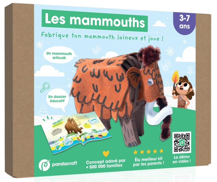 Emprunter Les mammouths. Créé ton mammouth laineux et joue ! livre