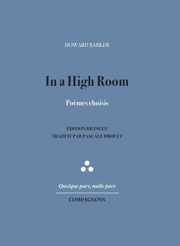 Emprunter In a High Room. Edition bilingue français-anglais livre