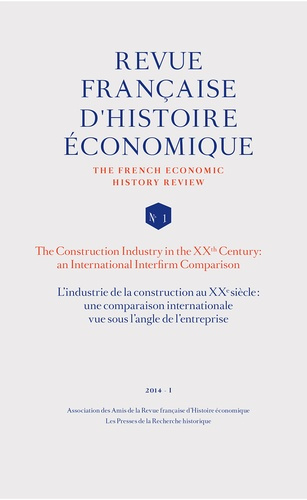 Emprunter Revue française d'histoire économique N° 1, 2014-1 : Les relations économiques, financières et techn livre