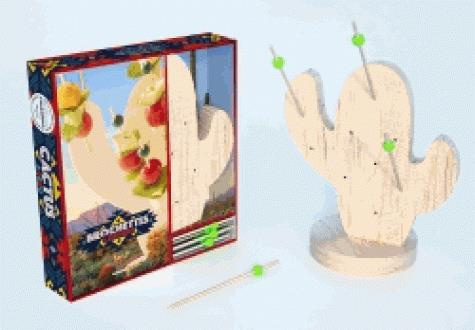 Emprunter Brochettes & compagnie. Avec 1 cactus de présentation, 20 brochettes en bois et 1 livre de recettes livre