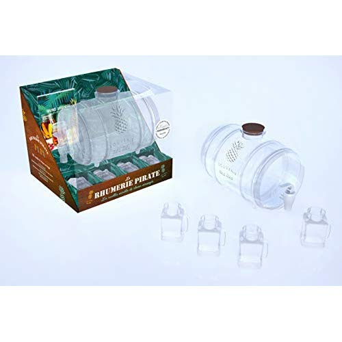 Emprunter Le tonneau pirate, recettes de rhums arrangés. Avec 1 tonneau collector spécial, 4 verres à shot de livre