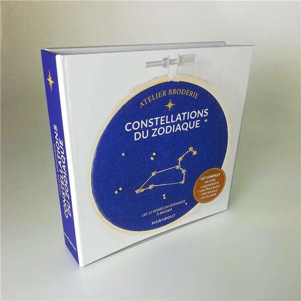 Emprunter Constellations du zodiaque. Atelier broderie. 12 signes du zodiaque à broder. Contient : 1 mini-tamb livre