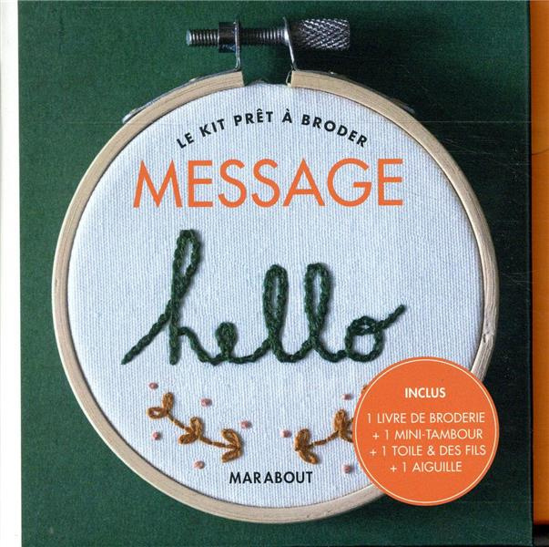 Emprunter Le kit prêt à broder Message livre