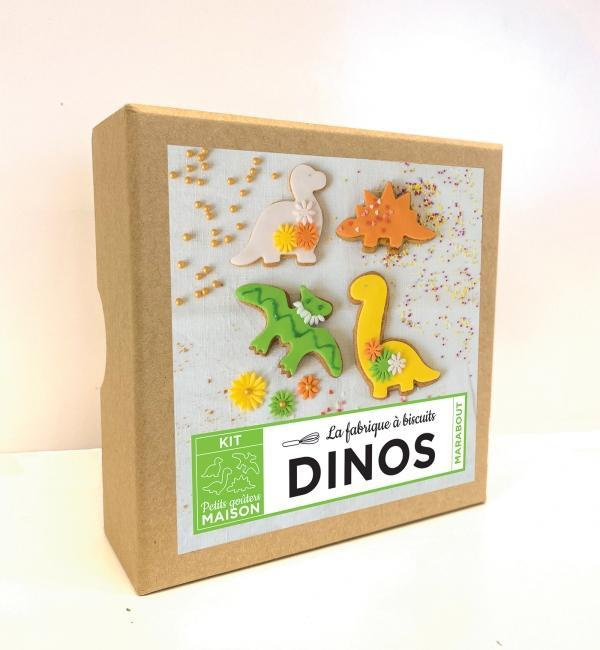 Emprunter Coffret La fabrique à biscuits dinos. Le livre de recettes avec 4 emporte-pièces dinosaures et des c livre