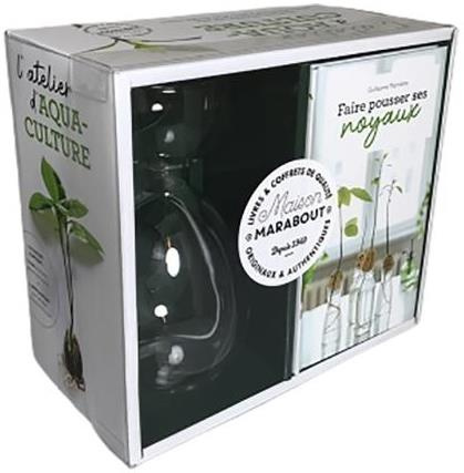 Emprunter Coffret L'atelier d'aqua-culture. Le livre Faire pousser ses noyaux avec 1 vase spécialement conçu livre