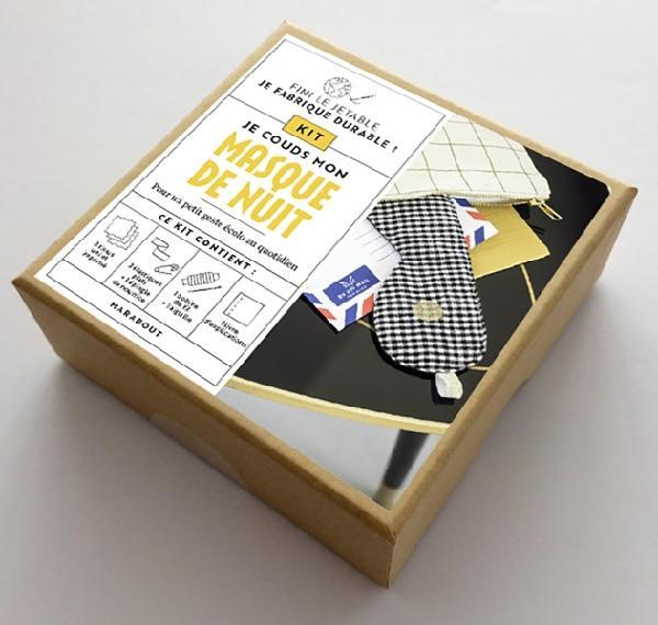 Emprunter Kit Je couds mon masque de nuit. Avec 1 tissu imprimé, 1 tissu polaire, 1 ruban élastique, 1 bobine livre