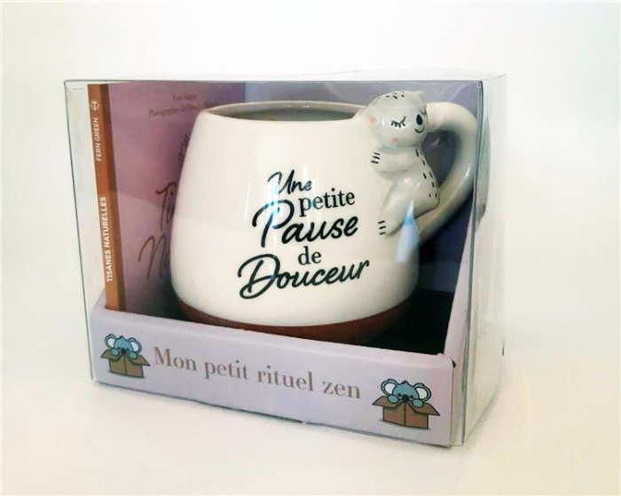 Emprunter Mon petit rituel zen. Coffret avec 1 mug en céramique et 1 livre de 20 recettes de tisanes relaxante livre