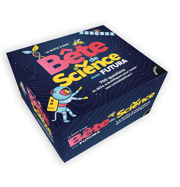 Emprunter LA BOITE A QUIZ BETE DE SCIENCE AVEC FUTURA - 700 QUESTIONS ET DEFIS SCIENTIFIQUES POUR TESTER VOS C livre