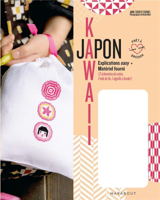 Emprunter Japon Kawaii. Prêt à broder ! Explications easy et matériel fourni livre