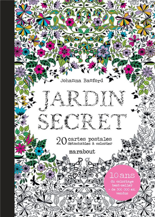 Emprunter Jardin secret. 20 cartes postales détachables à colorier livre