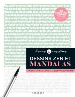 Emprunter Dessins zen et mandalas. 28 coloriages surprise à découvrir et à afficher livre