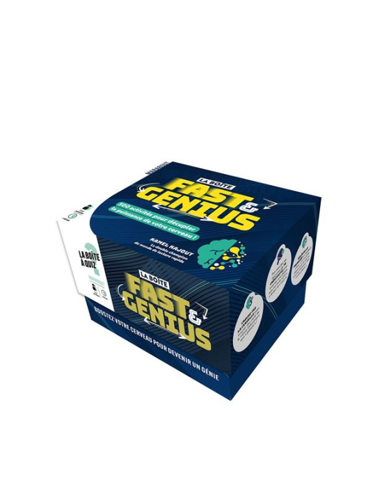 Emprunter LA BOITE FAST & GENIUS - 500 ACTIVITES POUR DECUPLER LA PUISSANCE DE VOTRE CERVEAU ! livre