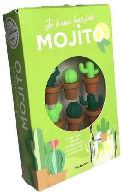 Emprunter Coffret Je peux pas j'ai mojito. 6 marque-verres cactus pour customiser ses soirées livre