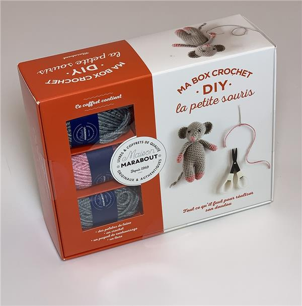 Emprunter Ma box crochet DIY la petite souris. Avec 3 petites pelotes, 1 aiguillée de fil noir, 1 crochet, du livre