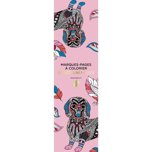 Emprunter Marque-pages à colorier Bébé animaux livre