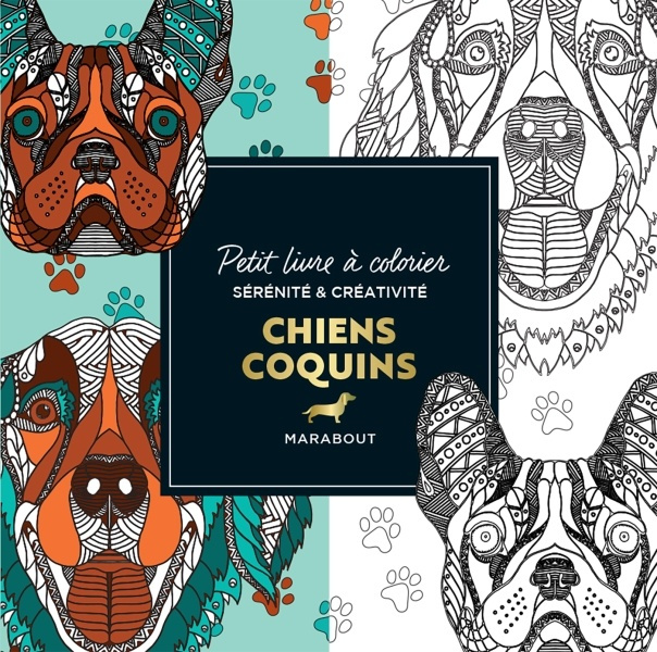 Emprunter Chiens coquins. Petit livre à colorier Sérénité & créativité livre