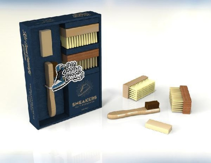Emprunter Kit clean sneakers premium. Le livre d'entretien avec 1 brosse à poils souples, 1 brosse à poils dur livre