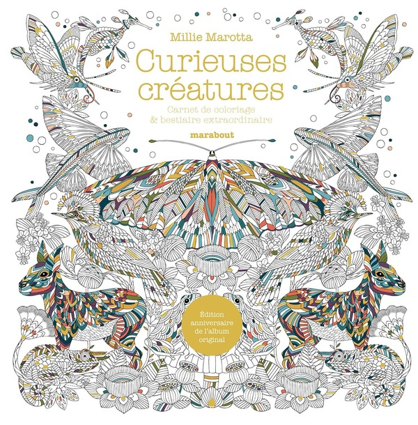 Emprunter Curieuses créatures. Carnet de coloriage & bestiaire extraordinaire livre