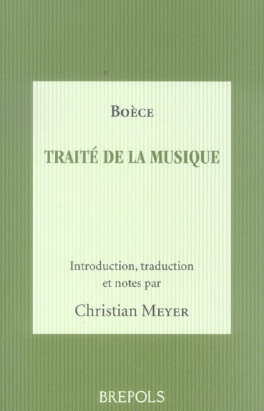 Emprunter Traité de la musique. Boèce livre