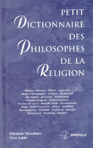 Emprunter PETIT DICTIONNAIRE DES PHILOSOPHES DE LA RELIGION livre