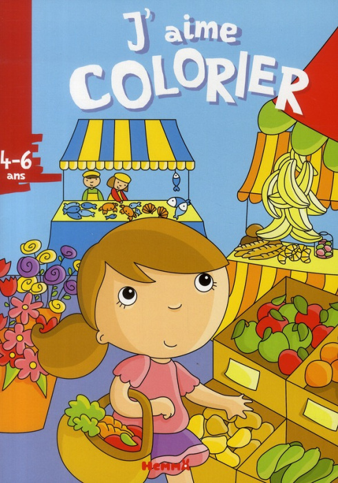 Emprunter J'aime colorier le marché livre