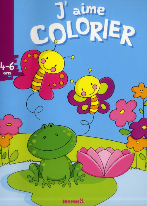 Emprunter J'aime colorier Grenouille (4-6 ans) livre