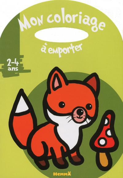 Emprunter Mon coloriage à emporter renard livre