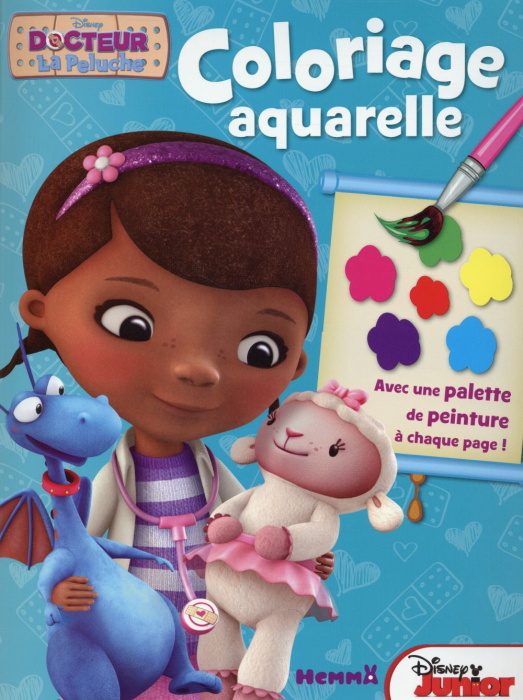 Emprunter Docteur la Peluche. Coloriage aquarelle livre