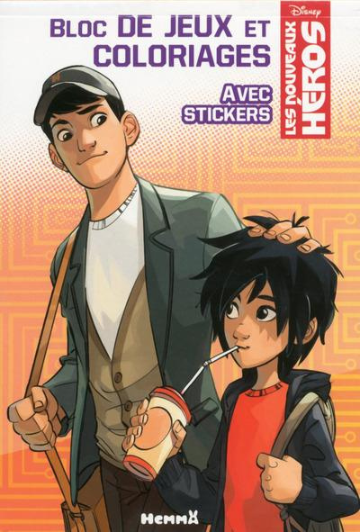 Emprunter Les nouveux héros, bloc de jeux et coloriages. Avec stickers livre