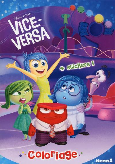 Emprunter Vice versa. Coloriage stickers ! livre