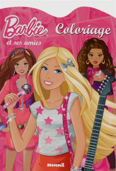 Emprunter Barbie et ses amies. Coloriage livre
