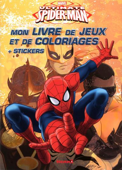Emprunter Ultimate Spider-man, mon livre de jeux et de coloriages. stickers livre