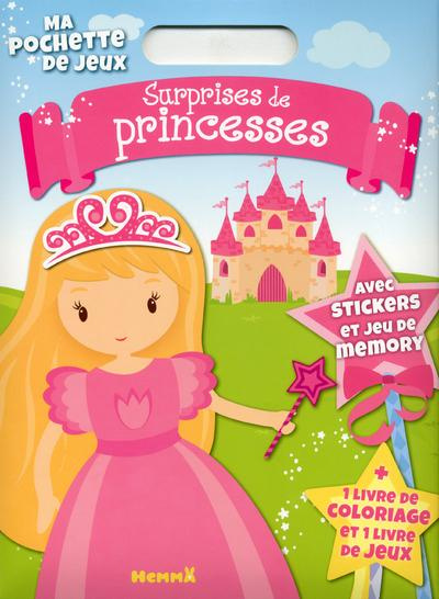 Emprunter Surprises de princesses. Ma pochette de jeux, avec stickers et jeu de memory livre
