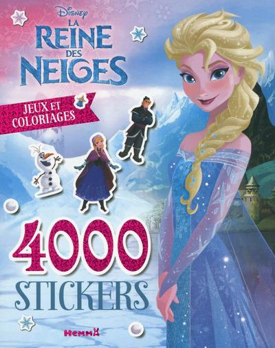 Emprunter 4000 stickers, jeux et coloriages La Reine des Neiges livre