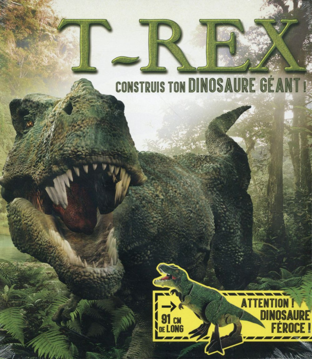 Emprunter T-Rex. Construis ton dinosaure géant livre