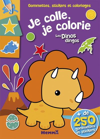Emprunter Je colle, je colorie Les Dinos dingos livre