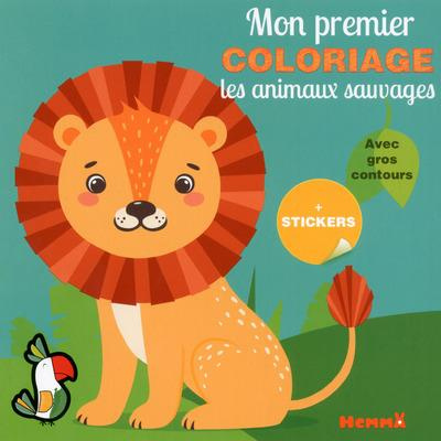 Emprunter Les animaux sauvages. Avec gros contours et des stickers livre