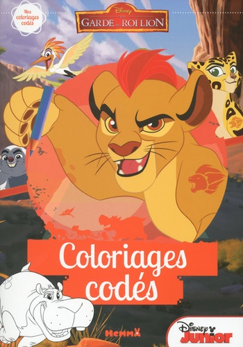 Emprunter Disney, la garde du Roi Lion. Coloriages codés livre
