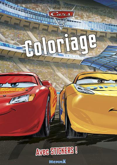 Emprunter Coloriage avec stickers Cars 3 livre